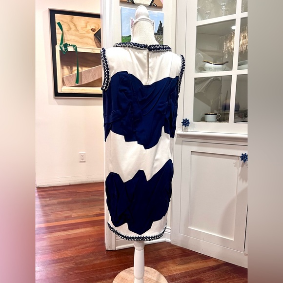 Chanel Blue and White Braided Boarder Dress - Picture 14 of 16